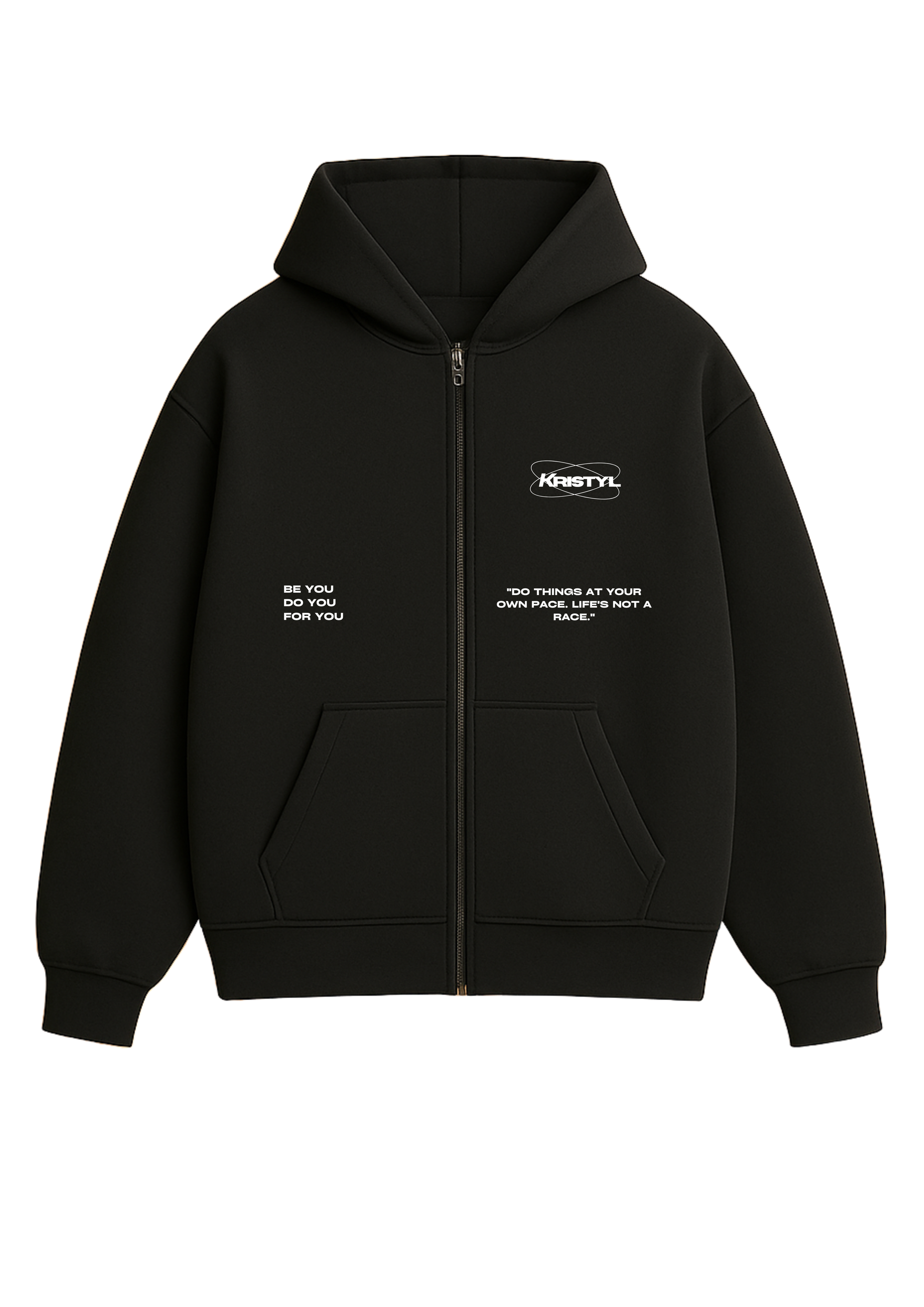 BE YOU ZIPPER HOODIE